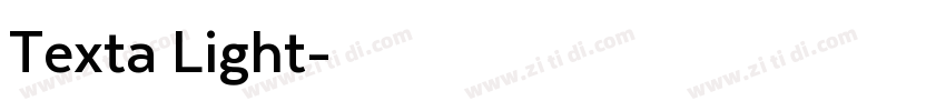 Texta Light字体转换